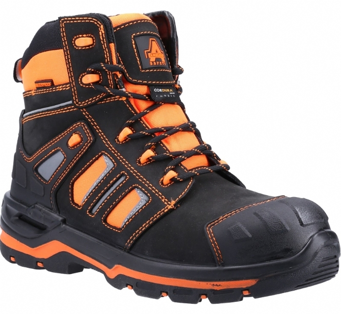 Amblers Radiant S3 Hi-Viz Safety Boot Orange AS971C 