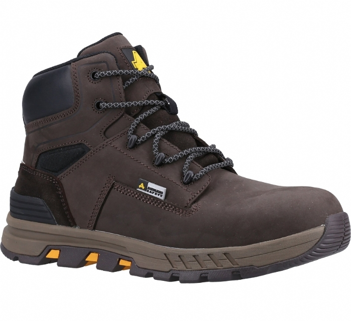 Amblers Crane S3 HRO SRC Safety Boot Brown AS261 