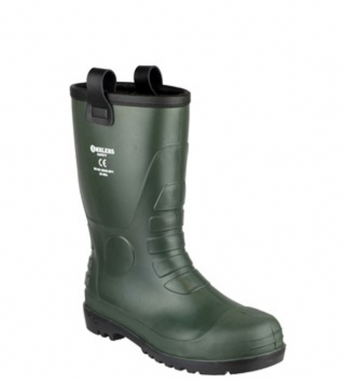 Amblers Safety Green PVC Rigger Boot FS97