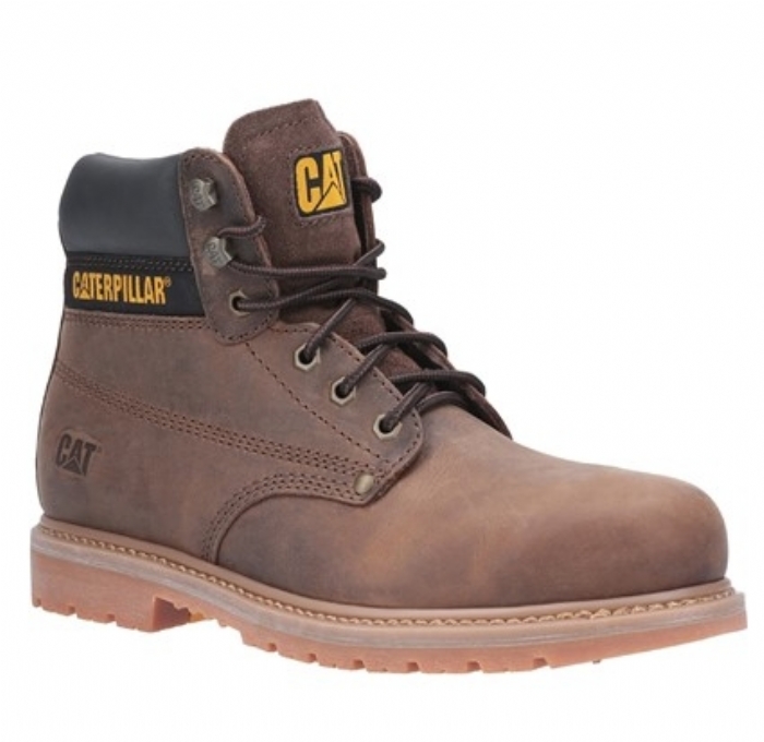 Caterpillar Powerplant SB Safety Boot Brown