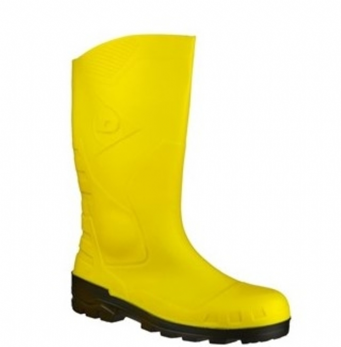 Dunlop Du Devon Yellow Safety Wellington Boot