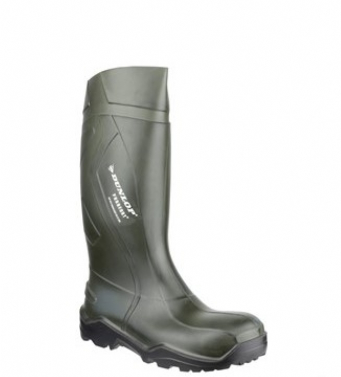 Dunlop Puro+ Safety Wellington Boot Green C762933