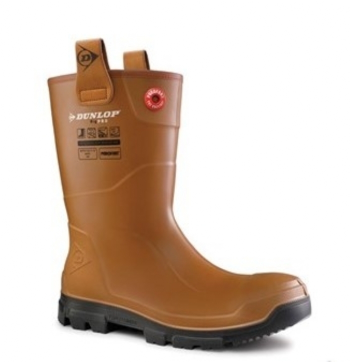 Dunlop Rigpro Purofort Lined Safety Wellington Boot LJ2HR48