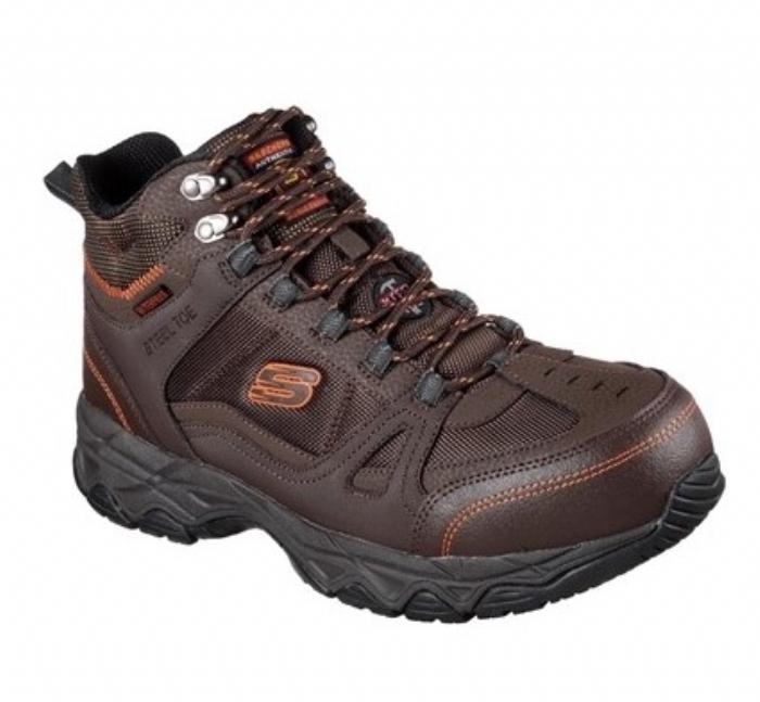 Skechers Ledom Safety Boot Brown SK77147EC