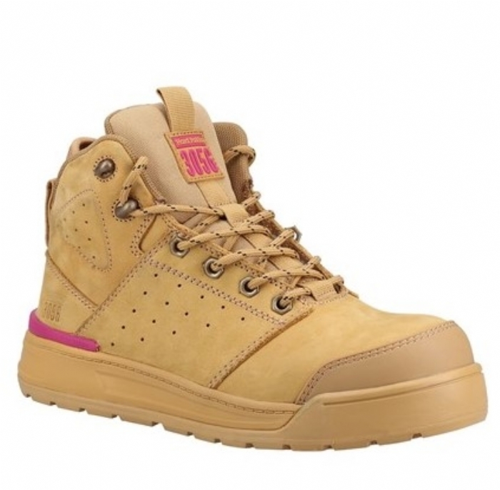 Hard Yukka 3056 S1P SRC Wheat Ladies Safety Boot 