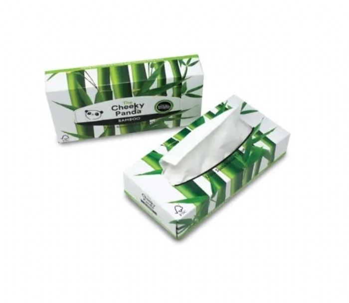 The Cheeky Panda Bamboo 3ply Facial Tissue (80 sheets)