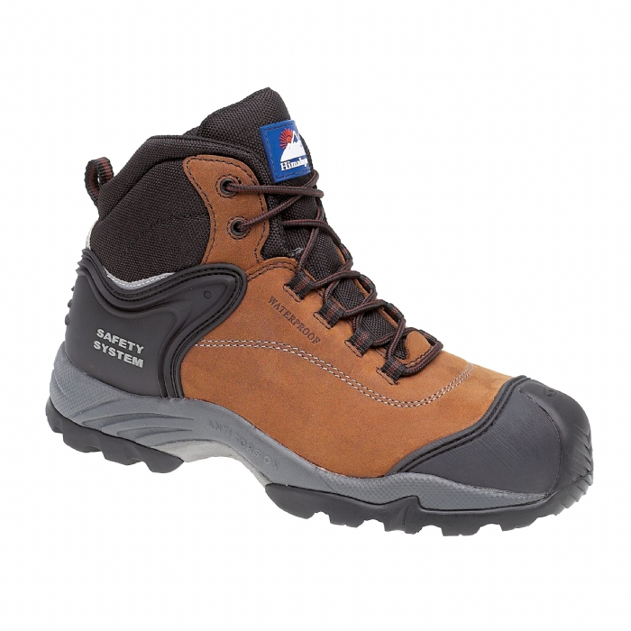 HIMALAYAN Brown Nubuck Safety Boot