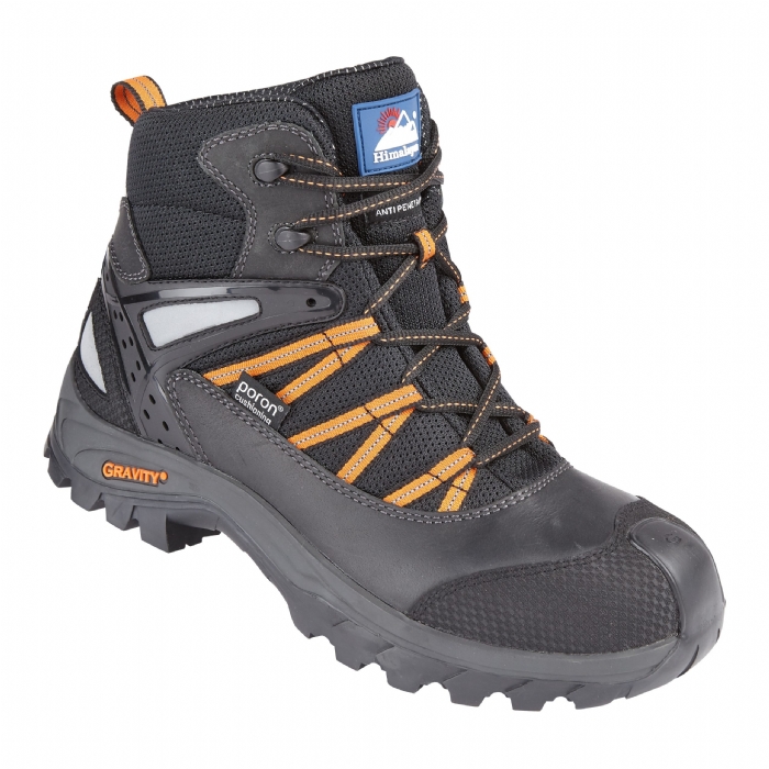 HIMALAYAN Black Gravity TRXII ''Poron'' Waterproof Boot with Metal Free Cap/Midsole & Gravity Sole