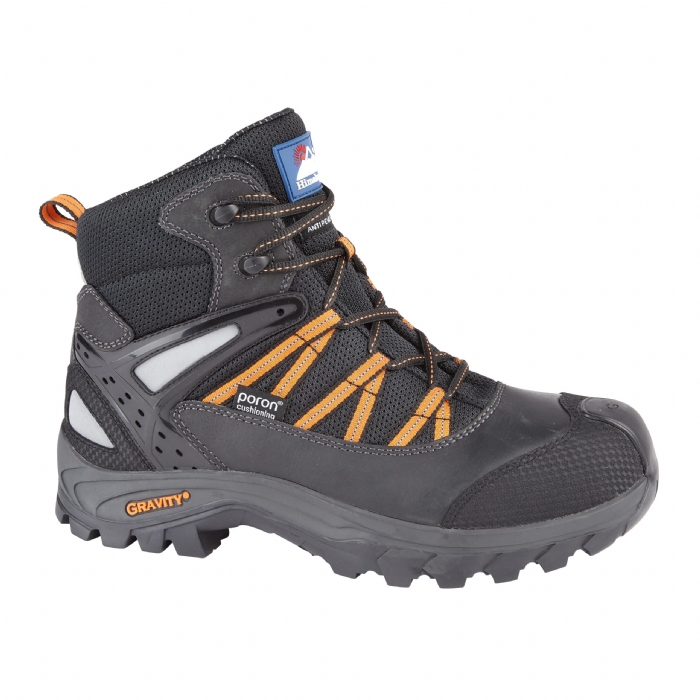 HIMALAYAN Black Gravity TRXII ''Poron'' Waterproof Boot with Metal Free Cap/Midsole & Gravity Sole