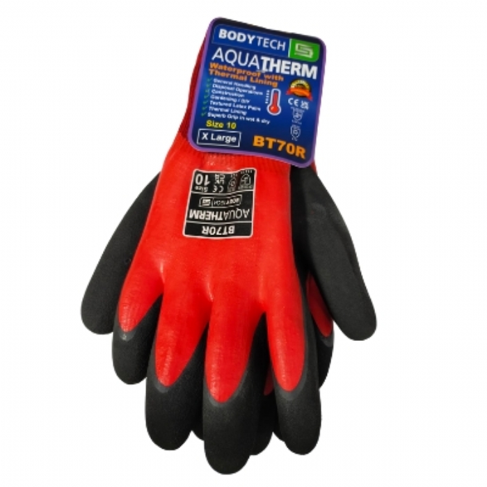 Bodytech Aquatherm Waterproof & Thermal Latex Coated Glove