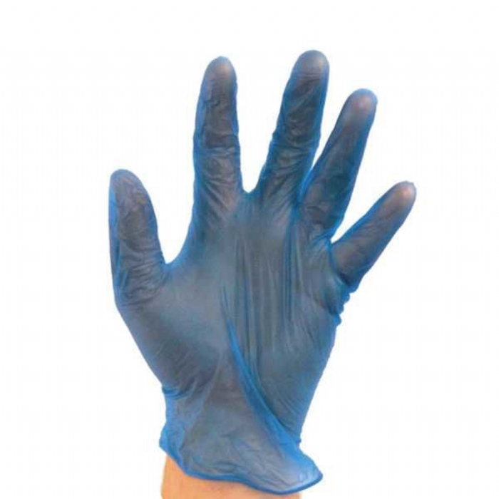 Bodytech Blue Vinyl Gloves