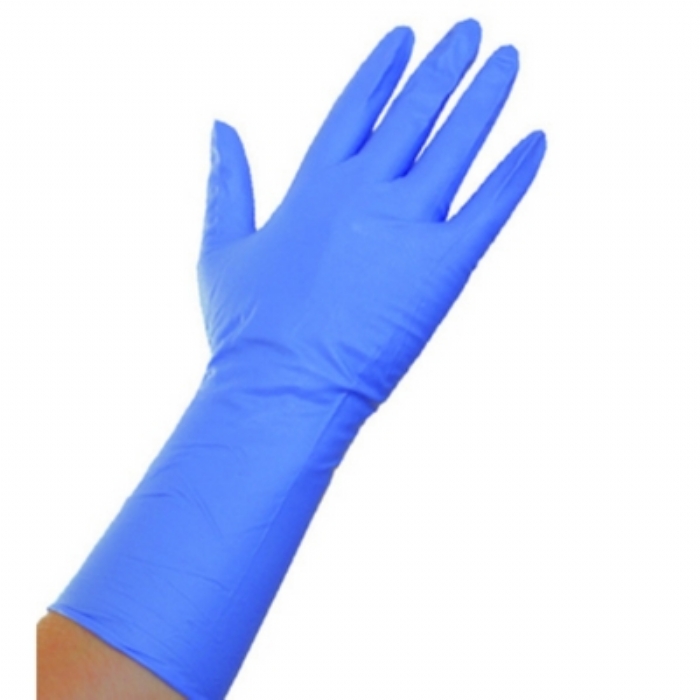 Bodytech Nitrile 300mm PF Gloves, Blue, 1000/Case