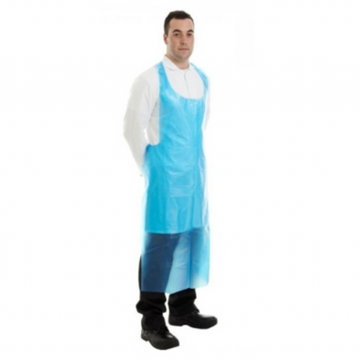 Bodytech Disposable Aprons on a Roll, 69x117cm, 500/Case, Blue