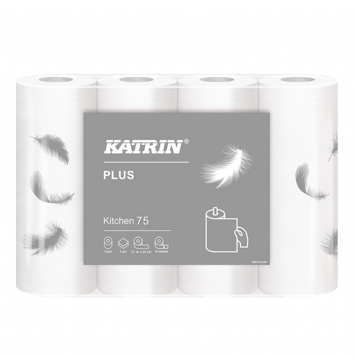 Katrin Plus 75 2ply Luxury Kitchen Roll - Case of 32