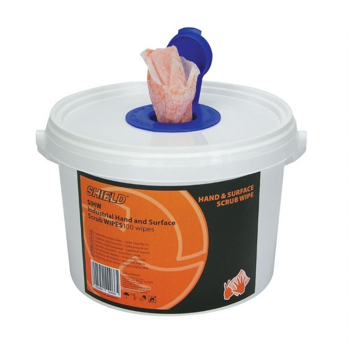 Heavy Duty Industrial Scrub Wipes 100 Wipes