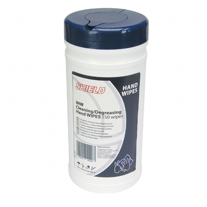 Shield Heavy Duty Industrial Cleaning/Degreasing Wipes 150 Wipes