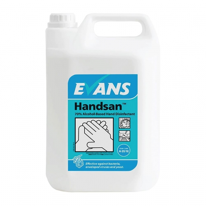  Evans Handsan Hand Sanitiser 5L