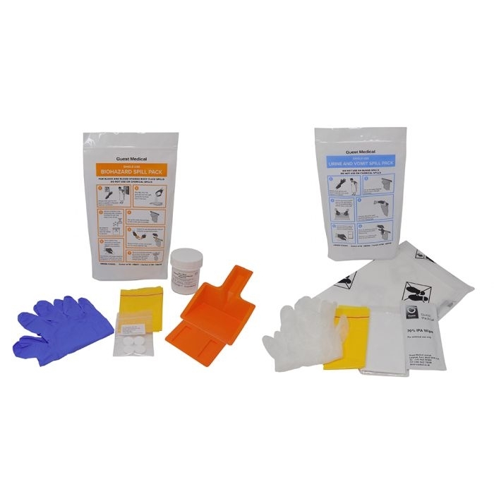 Urine & Vomit / Biohazard Spill Packs - Single Use