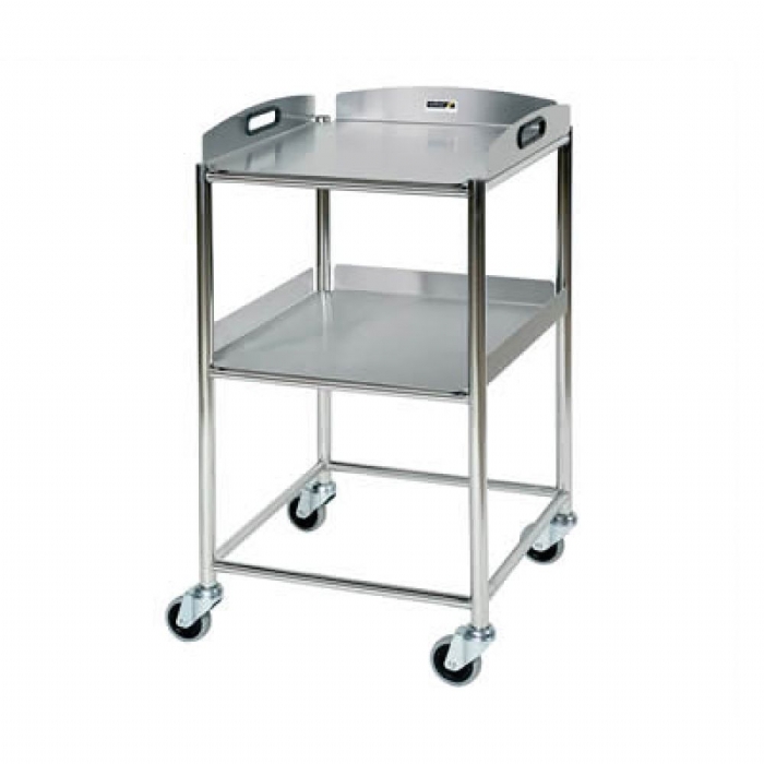 Surgical Trolley with Stainless Steel Shelves