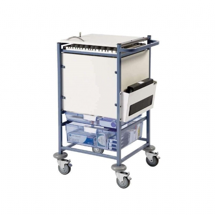 Medical Notes Trolley Small (Digital Lock)