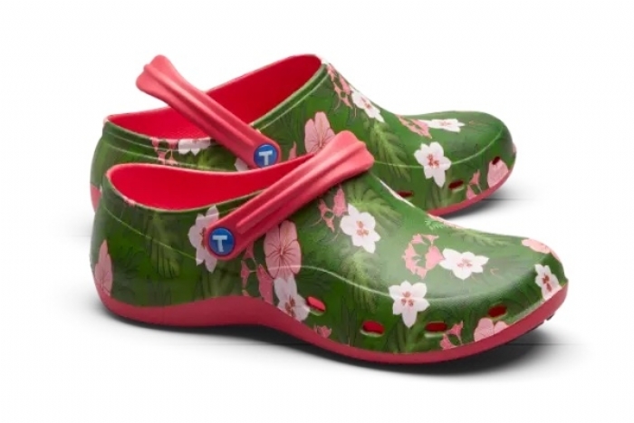 Toffeln AktivKlog with Vents in Tropical Floral