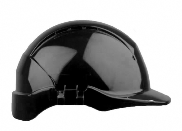 Centurion S09CKF Concept Full Peak Slip Ratchet Vented Helmet Black