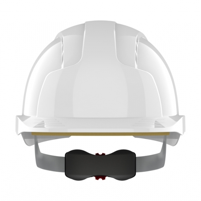 JSP AJB170-000-100 EVOLite Vented Safety Helmet Wheel Ratchet White