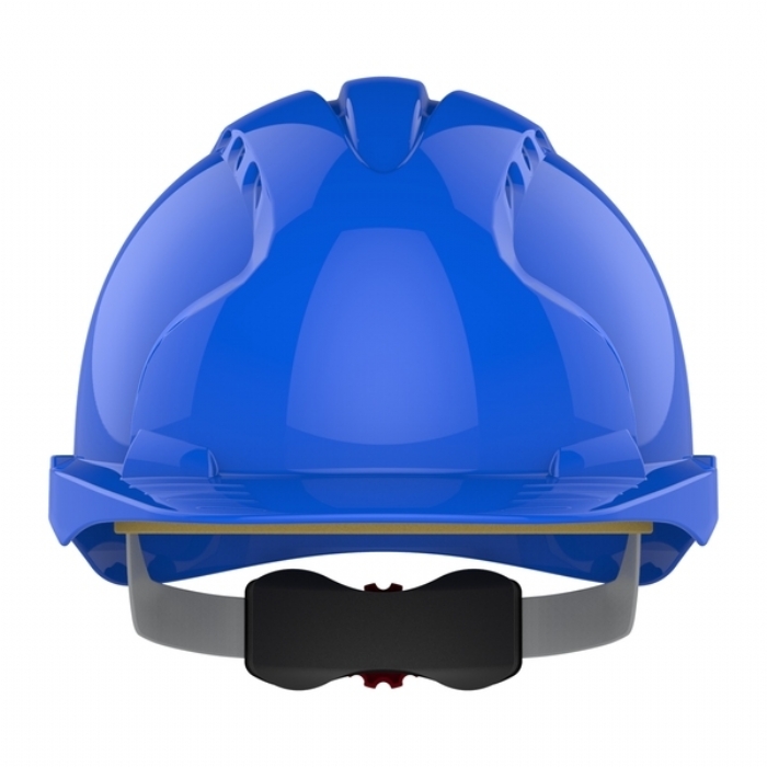 JSP AJF170-000-500 EVO3 Mid Peak Wheel Ratchet Vented Helmet Blue