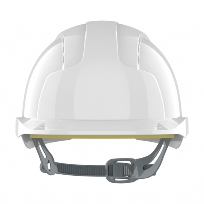 JSP AJB160-000-100 EVOLite Mid Peak Slip Ratchet Vented Helmet White