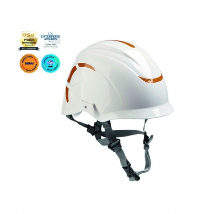 Centurion S16EWFMR Nexus Heightmaster Micro Peak Wheel Ratchet Vented Helmet White