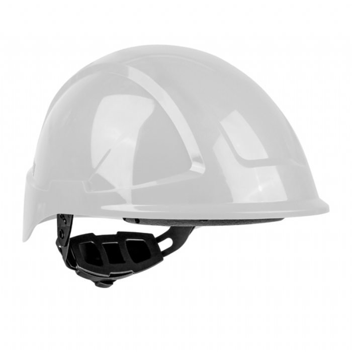 ENHA Radius Safety Helmet Vented Standard Peak Ratchet White