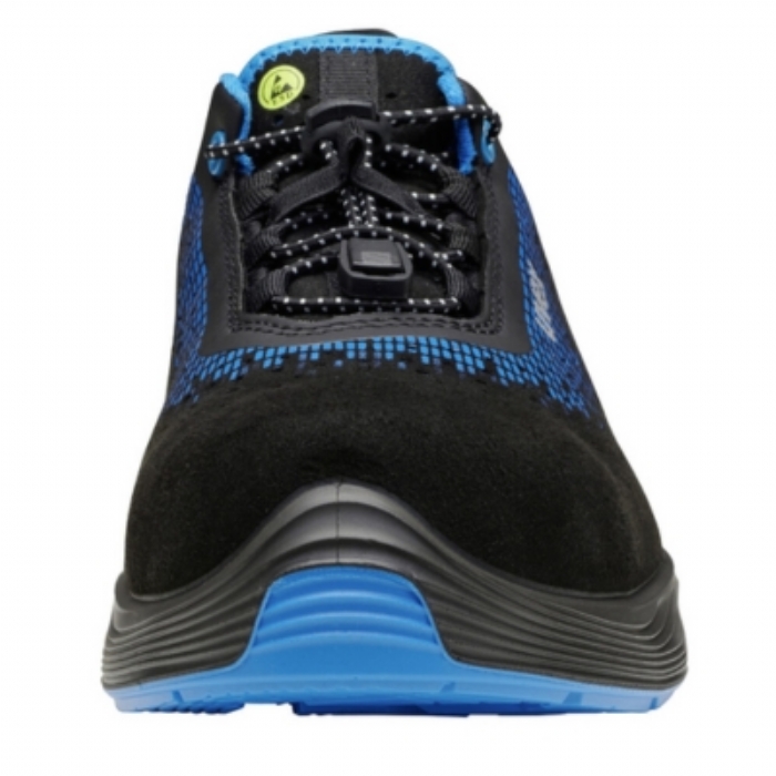 UVEX 1 G2 Perforated Safety Shoe, Black/Blue, S1 SRC ESD