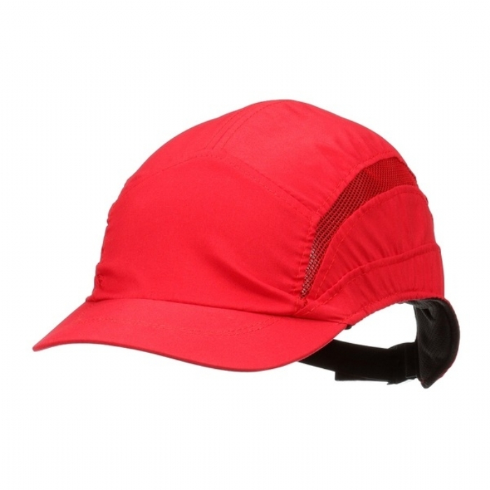 3M First Base 3 Bump Cap 2030616, Classic, Red Reduced Peak, 55MM