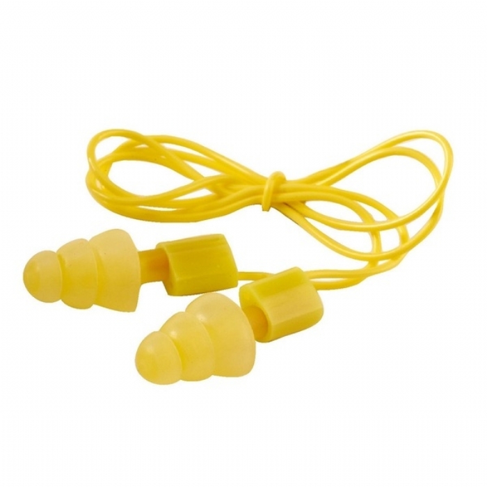 3M E-A-R Ultrafit 20 Earplugs, Corded, 20dB, 50 Per Pack, UF-01-012