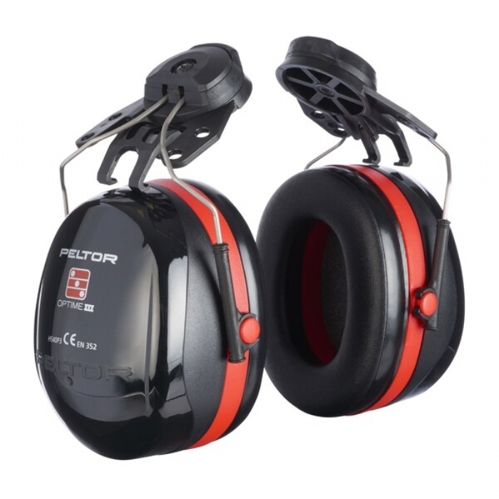 3M H540P3H-413-SV PELTOR Optime III Earmuffs Helmet Mounted 34dB