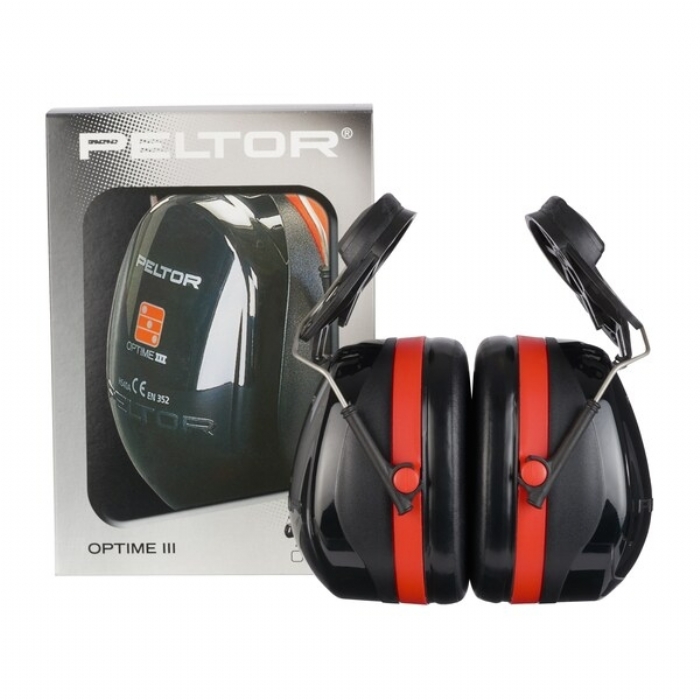 3M H540P3H-413-SV PELTOR Optime III Earmuffs Helmet Mounted 34dB