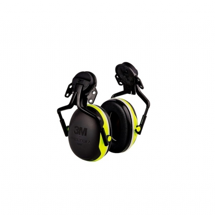 3M PELTOR Earmuffs, 32 dB, Hi-Viz, Helmet Mounted, X4P3