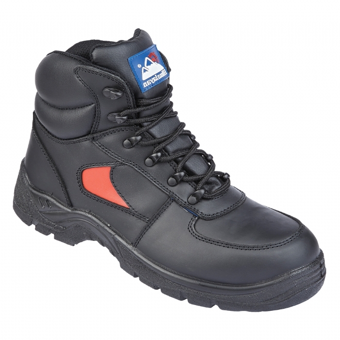 Himalayan 3414 Black Leather Safety Boot