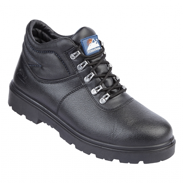 Himalayan 1400 Black Leather Safety Boot