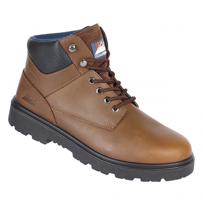 Himalayan 1201 Brown Leather Safety Boot