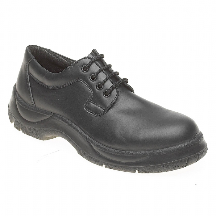 Himalayan 511C Black Leather Wide Grip Safety Shoe