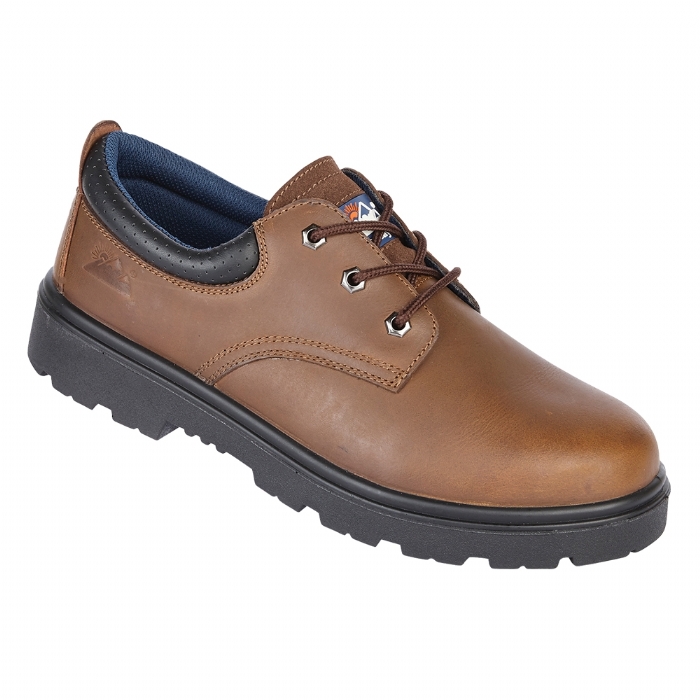 Himalayan 1411 Brown Leather Safety Shoes