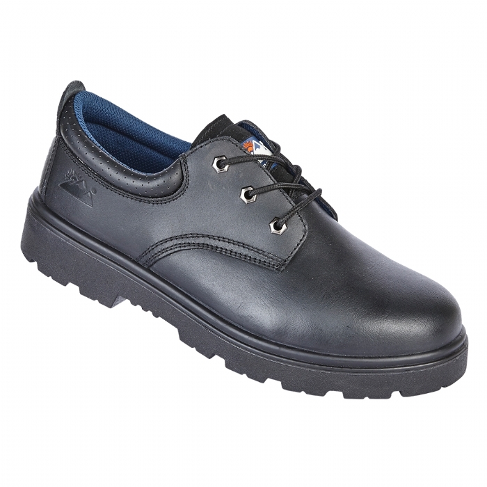 Himalayan 1410 Black Leather Safety Shoe