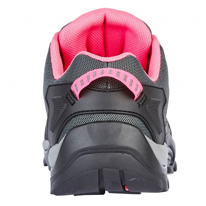 HIMALAYAN  Ladies Pink/Grey Leather/Mesh Cross Trainer with Metal Free Toecap and Midsole