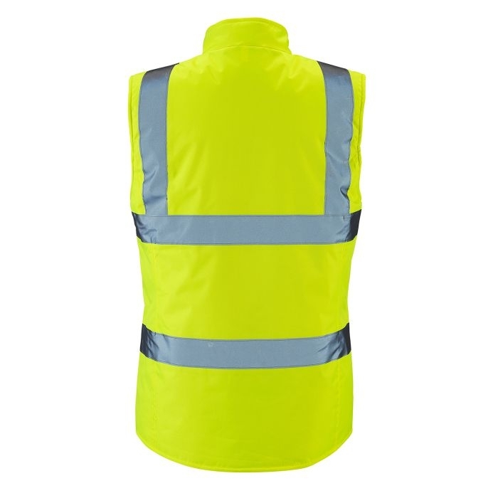 Ladies Hi Vis Yellow Anjali Body Warmer