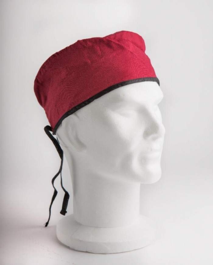 Burgundy Surgeons Hat 100% Cotton