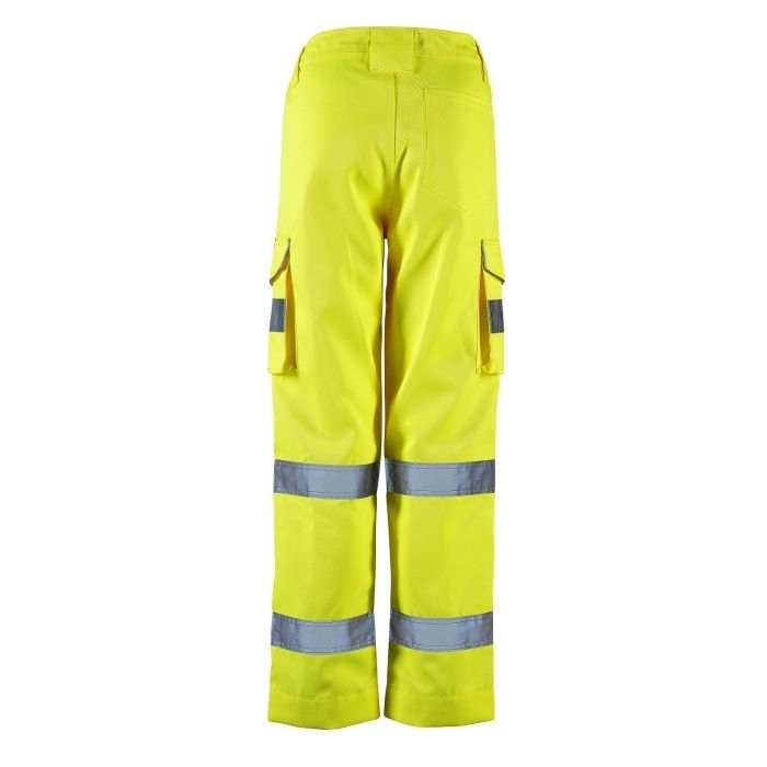 Ladies Hi Vis Yellow Hana Combat Trouser