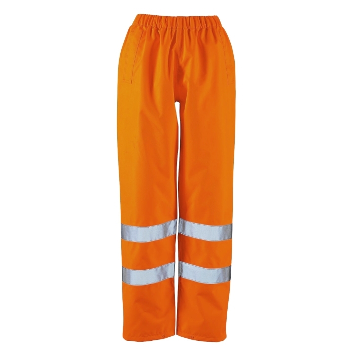 Ladies Hi Vis Orange Dua Over-Trouser