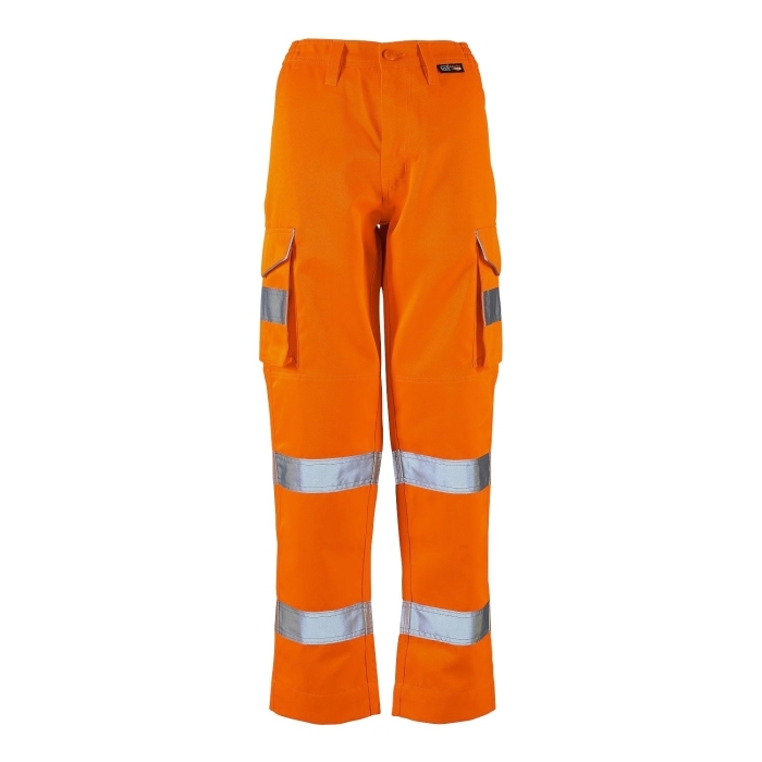 Ladies Hi Vis Orange Hana Combat Trouser