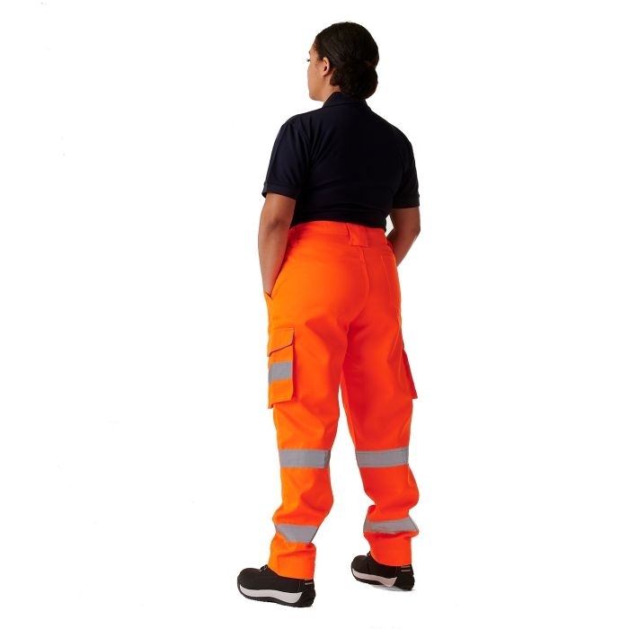 Ladies Hi Vis Orange Hana Combat Trouser